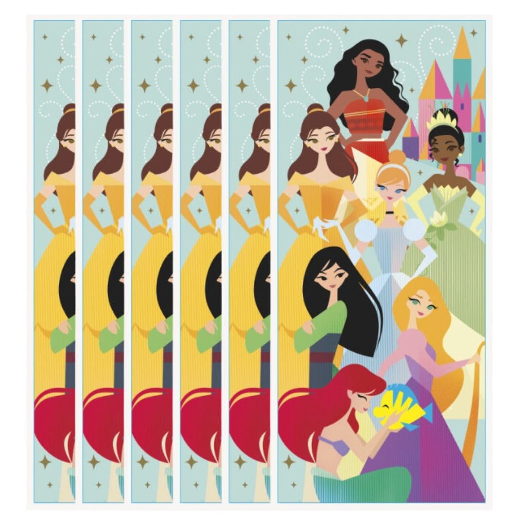 Multicolor Disney Princess Party Door Poster 27x60 Perfect for Kids Birthday Parties | Magical-Themed Decorations - Pack